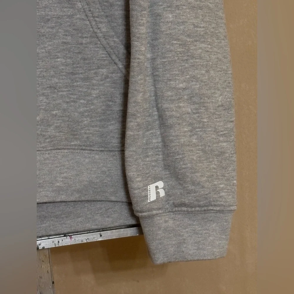 Russell Athletic Gray Arkansas Razorbacks Hoodie Sz S
